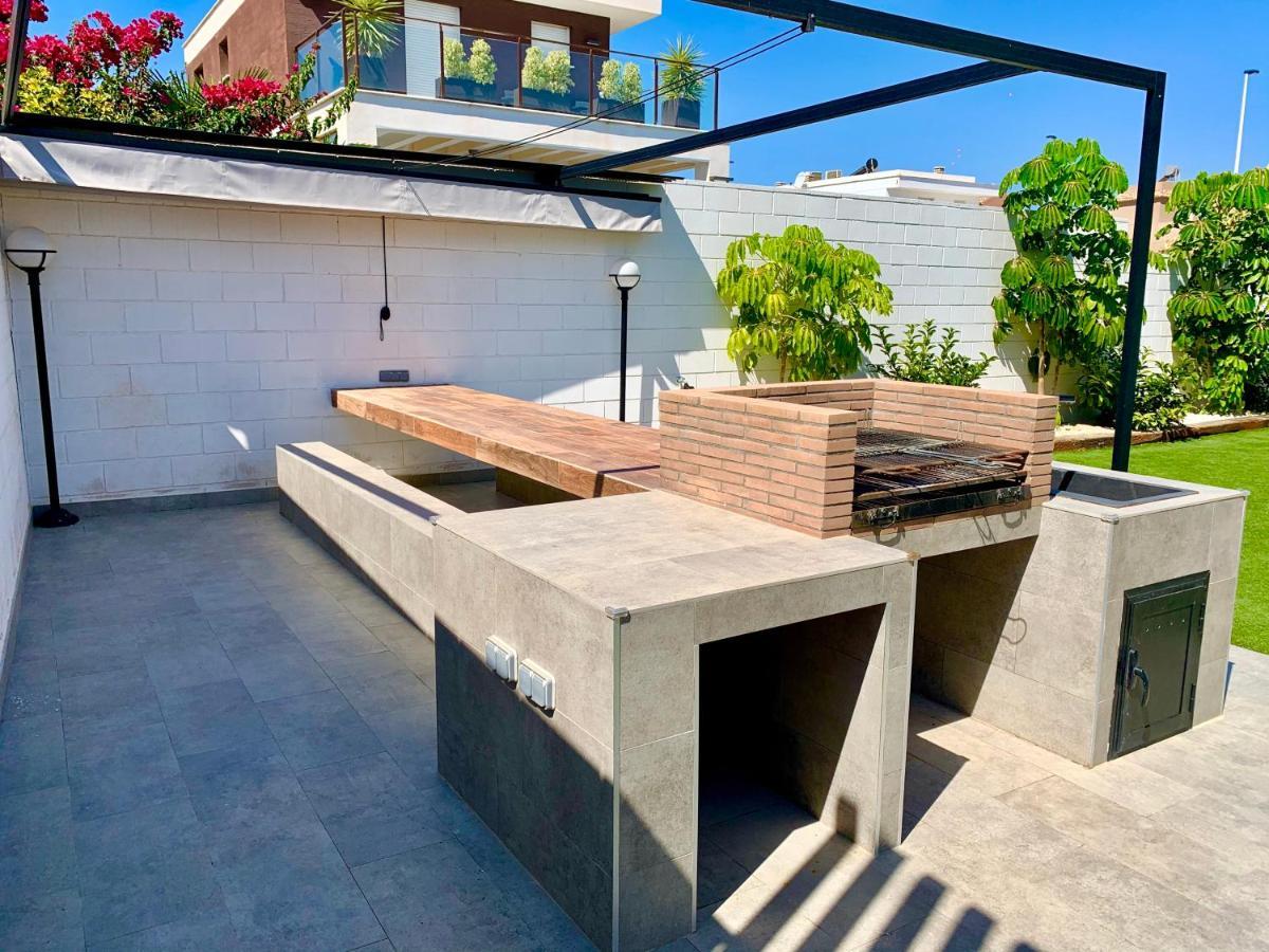 9 Moderna Villa Independiente -Jacuzzi- Gran Alacant Puerto Marino Zewnętrze zdjęcie